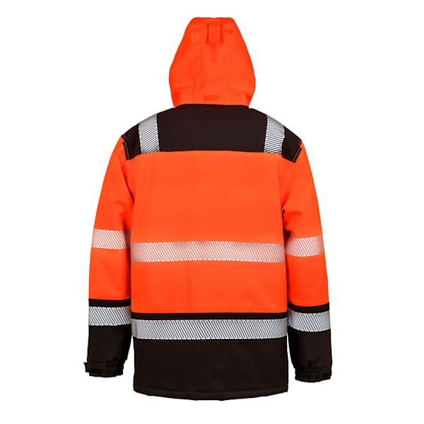 SAFE-GUARD by Result Unisex Vuxen Softshell Tryckbar Rock 4XL Fluorescent Orange/Black 4XL