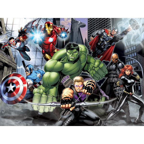 Avengers 3D Pussel En Storlek Flerfärgad Multicoloured One Size