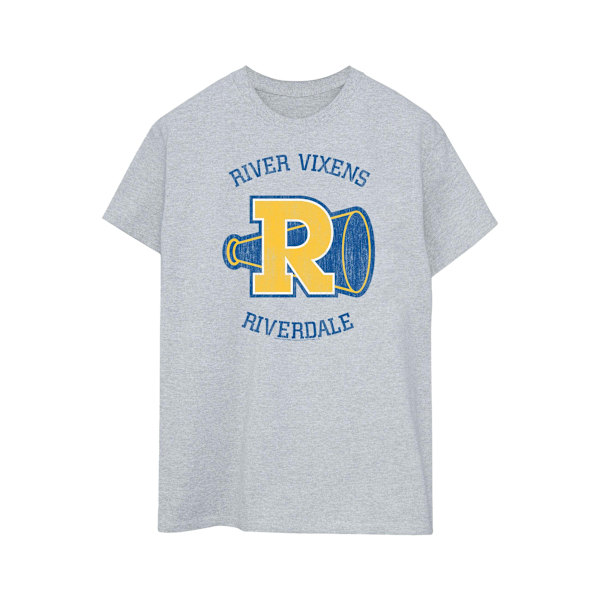 Riverdale Dam/Damer River Vixens Bomull Boyfriend T-Shirt M Sports Grey M