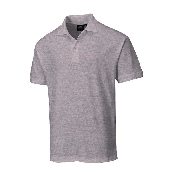 Portwest Naples Polotröja XL Heather Grey Heather Grey XL