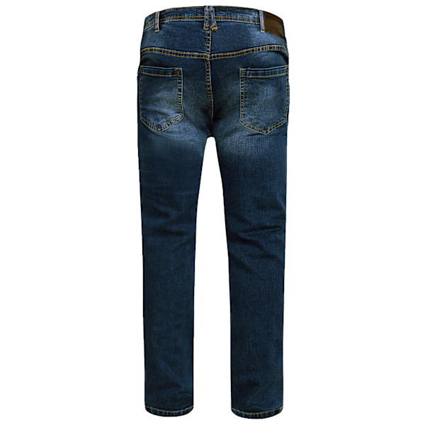 Duke Herr D555 Ambrose Stretch Tapered Kingsize Jeans 52S Mörk Dark Blue 52S