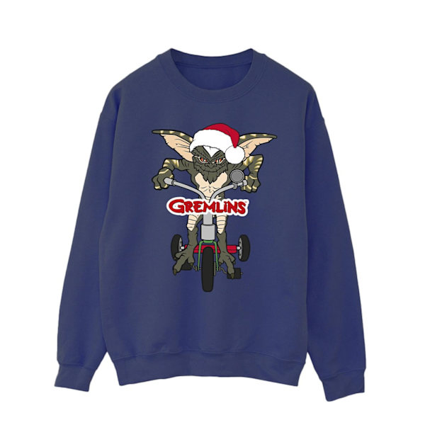 Gremlins Mens Bike Logo Sweatshirt M Marinblå Navy Blue M