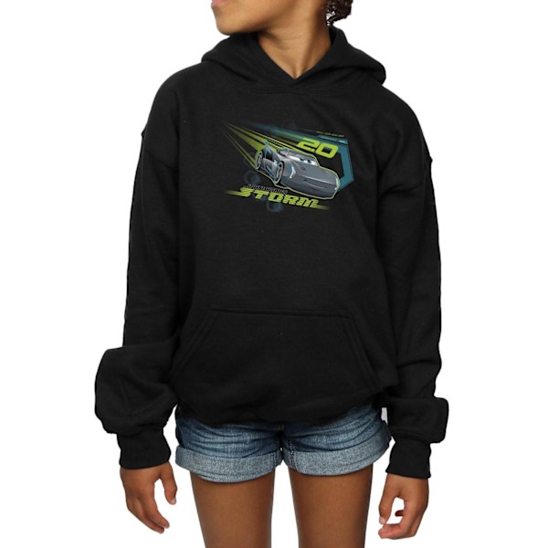 Disney Girls Cars Jackson Storm Hoodie 7-8 år Svart Black 7-8 Years