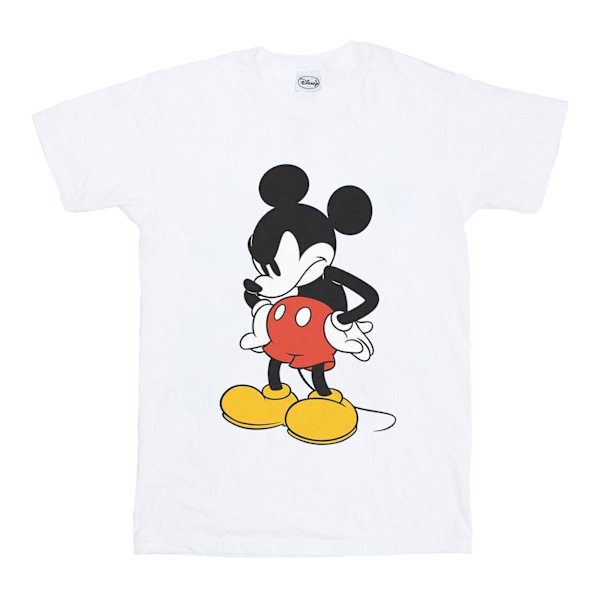 Disney Herr Mickey Mouse Arg Blick Ned T-shirt 4XL Vit White 4XL