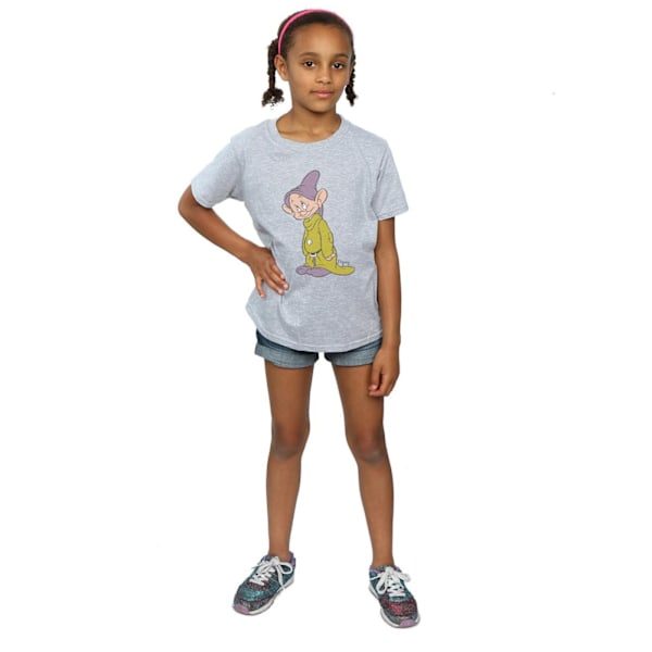 Disney Girls Classic Dopey Bomull T-shirt 5-6 år Sports Grey Sports Grey 5-6 Years