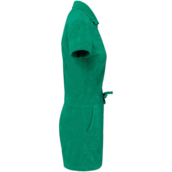 Native Spirit Dam/Dam Terry Handduk Kort Playsuit 12 UK Grön Green 12 UK