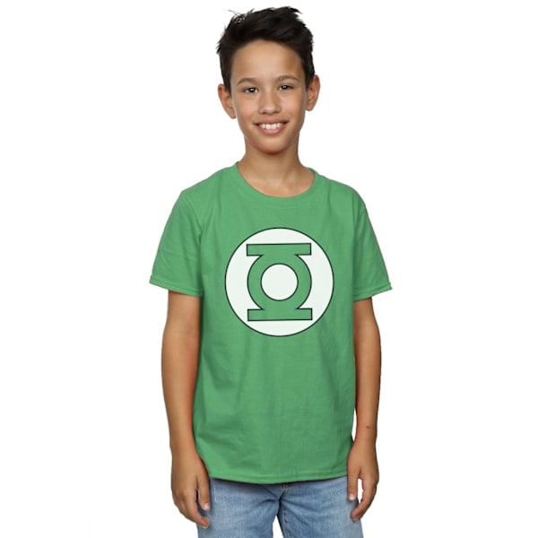 DC Comics Boys Green Lantern Logo T-Shirt 12-13 år Irländsk Grön Irish Green 12-13 Years