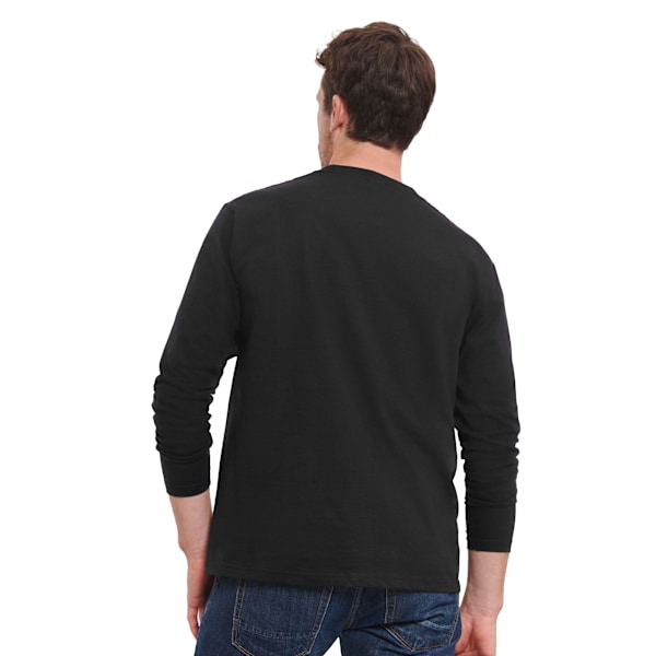 Russell Herr Classic Långärmad T-shirt XL Svart Black XL