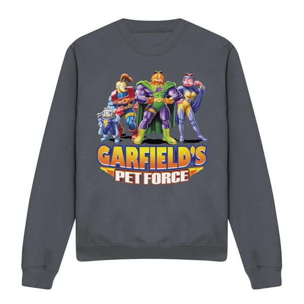 Garfield Unisex Vuxen Beyond Sweatshirt S Kolgrå Charcoal S