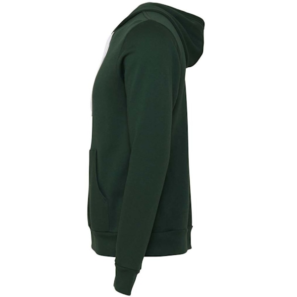 Bella + Canvas Unisex Full Zip Hoodie XXL Forest Green Forest Green XXL