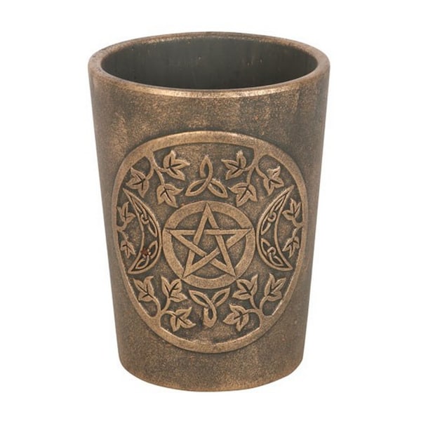 Lisa Parker Triple Moon Terrakotta Blomkruka En Storlek Brons Bronze One Size
