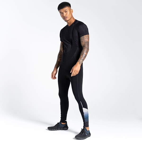 Dare 2B Virtuous AEP cykelbyxor med hängslen för män, M, svart Black M