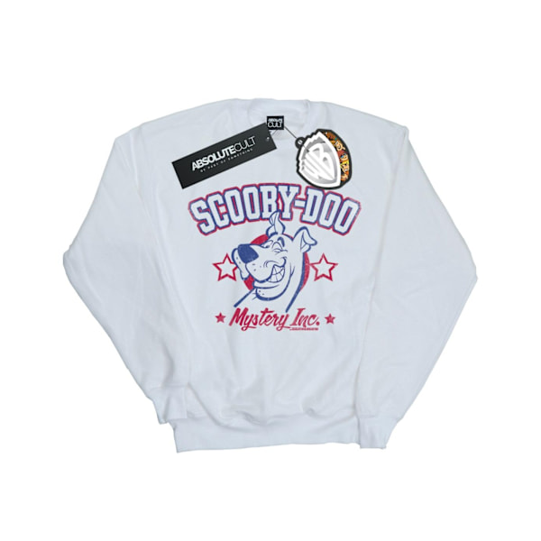 Scooby Doo Dam/Damer Collegiate Mystery Inc Sweatshirt S Vit White S