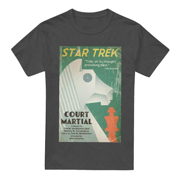 Star Trek Unisex Vuxen The Original Series Avsnitt 20 T-Shirt X Charcoal XXL