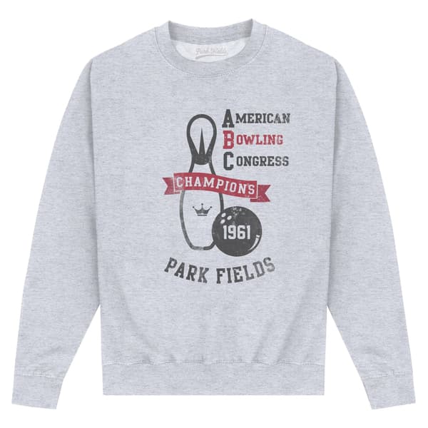 Park Fields Herr American Bowling Conference Sweatshirt M Heath Heather Grey M