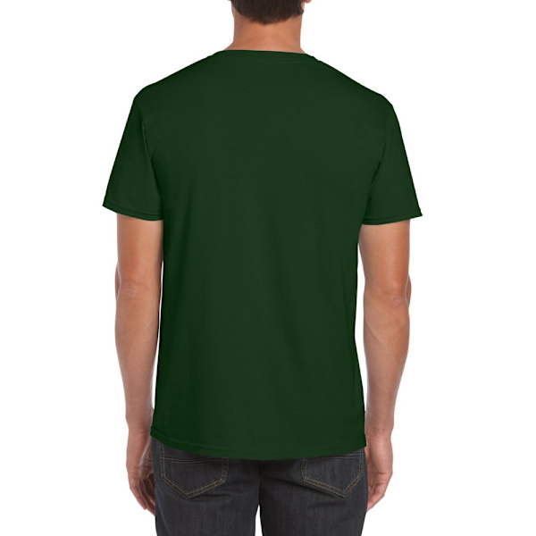 Gildan Mäns Soft Style Ringspun T-shirt L Skog Forest L