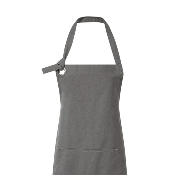 Premier Unisex Vuxen Bomulls Canvas Fickförkläde En Storlek Mörk G Dark Grey One Size