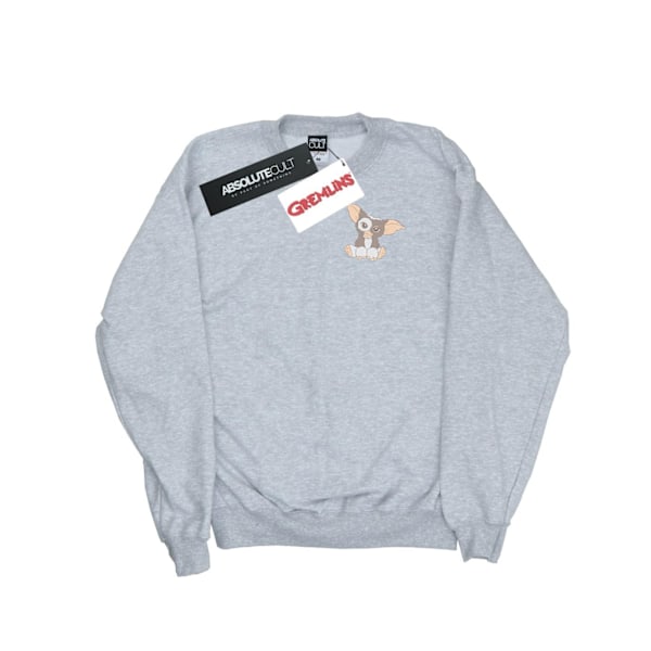 Gremlins Mens Gizmo Brösttröja XXL Sports Grey Sports Grey XXL