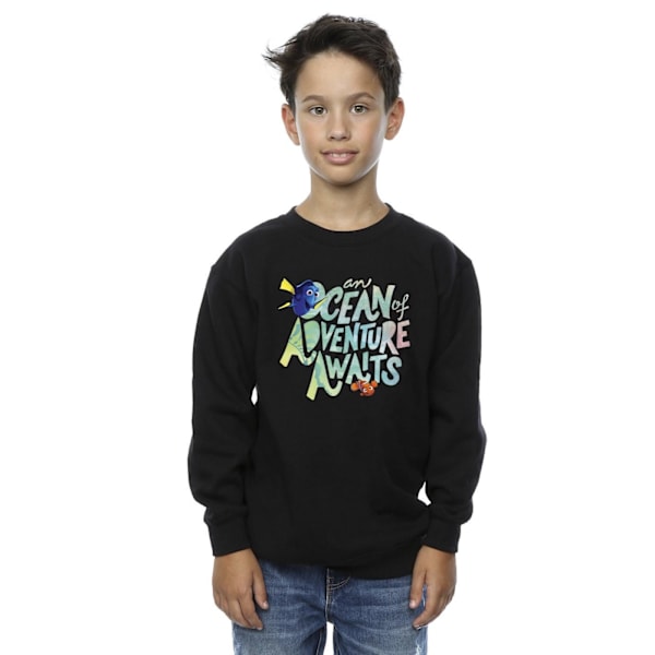 Disney Boys Finding Dory Ocean Of Adventure Sweatshirt 3-4 År Black 3-4 Years