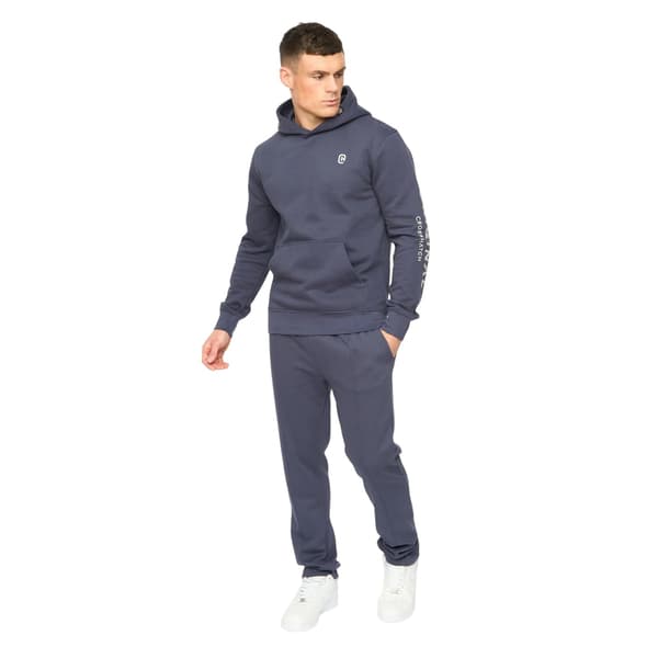 Crosshatch Herr Crufton Joggingbyxor S Marinblå Navy S