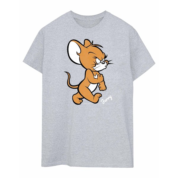 Tom och Jerry Dam/Dam Mus Pojkvän T-shirt 3XL Sport Sports Grey 3XL