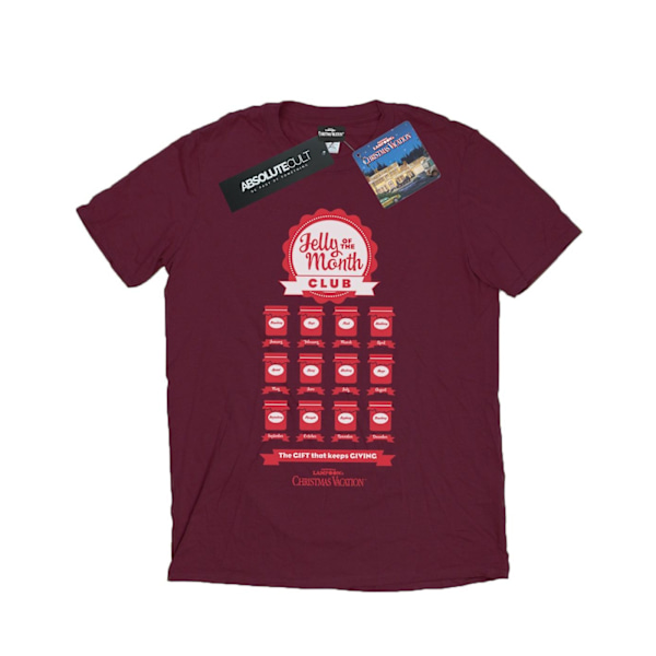 National Lampoon's Julklapp Herr Jelly Club T-shirt X Burgundy XL