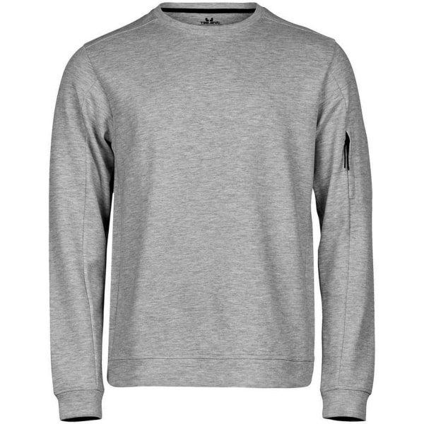 Tee Jays Mens Athletic Crew Neck Sweatshirt 3XL Heather Grey Heather Grey 3XL