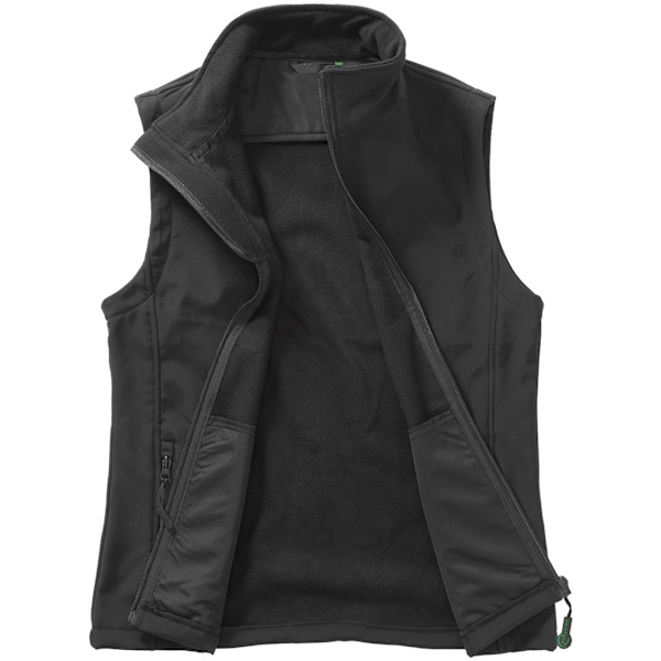 Result Dam/Kvinnor Softshell Väst XS Svart Black XS