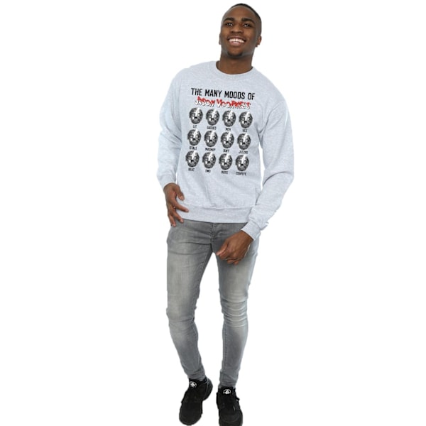 Fredag den 13:e Herr The Many Moods Of Jason Voorhees Sweatshirt XL Sports Grey XL