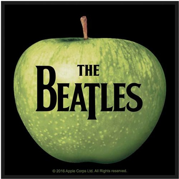 The Beatles Logo Apple Patch One Size Svart/Grön Black/Green One Size