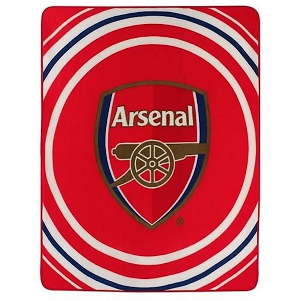Arsenal FC Pulse Design Fleecefilt En Storlek Röd Red One Size