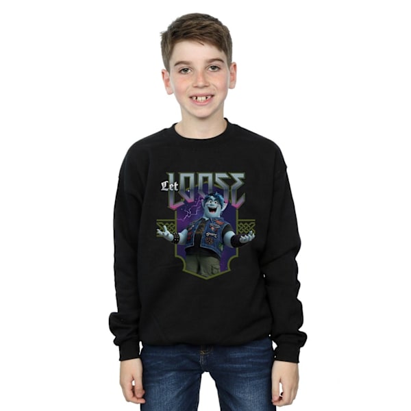 Disney Boys Onward Barley Let Loose Sweatshirt 9-11 År Svart Black 9-11 Years