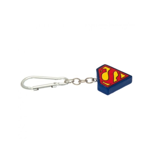 Superman Logo 3D nyckelring One Size Gul/Blå/Röd Yellow/Blue/Red One Size