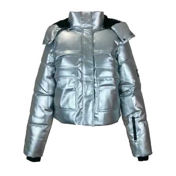 Jack Wills Dam/Dam Croppad Pufferjacka 12 UK Silver Silver 12 UK