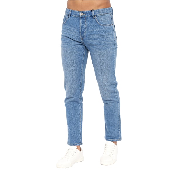 Crosshatch herr Lampoons Slim Jeans 38R Ljus tvätt Light Wash 38R