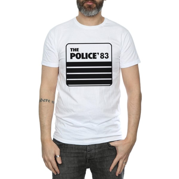 The Police Mens 83 Tour T-Shirt XL Vit White XL
