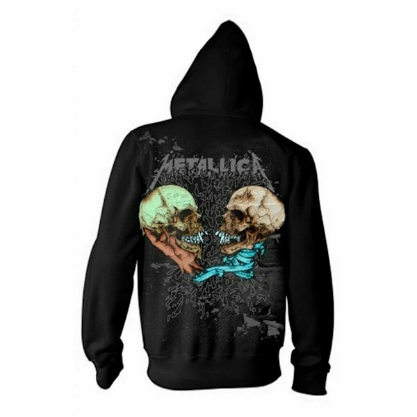 Metallica Unisex Adult Sad But True Full Zip Hoodie XXL Svart Black XXL