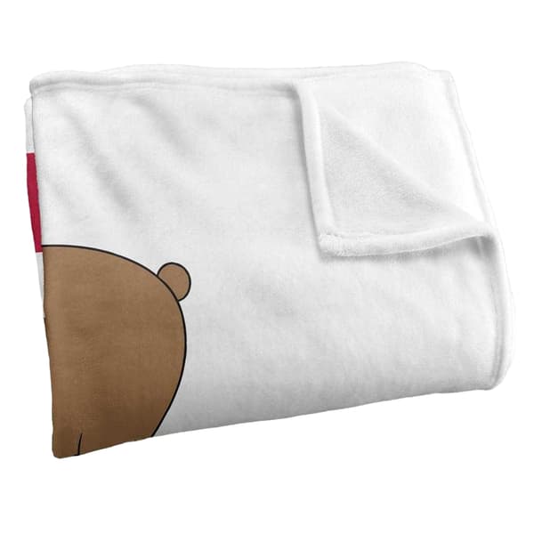 We Bare Bears California Silky Stack Supersoft Filt En Storlek White/Multicoloured One Size