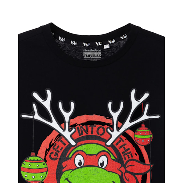 Teenage Mutant Ninja Turtles Get Into The Ninja Spirit T-shirt för män Black XL