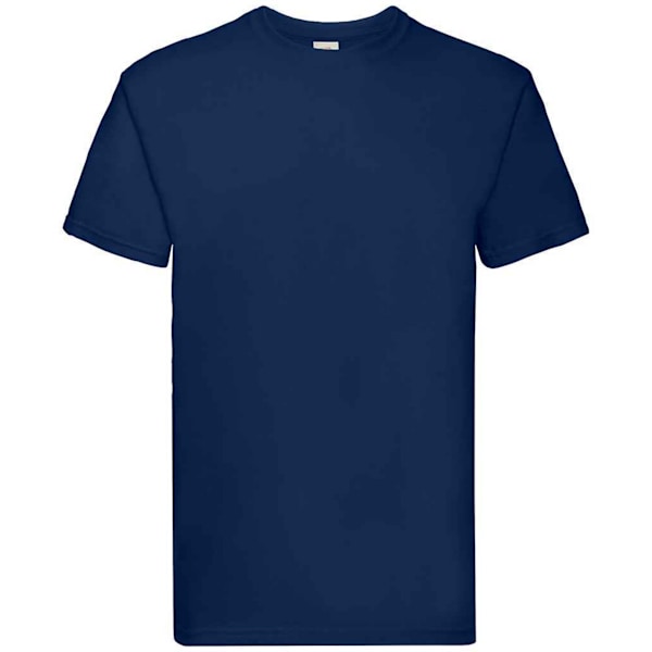 Fruit of the Loom Unisex Vuxen Super Premium Heather T-shirt 4X Navy 4XL