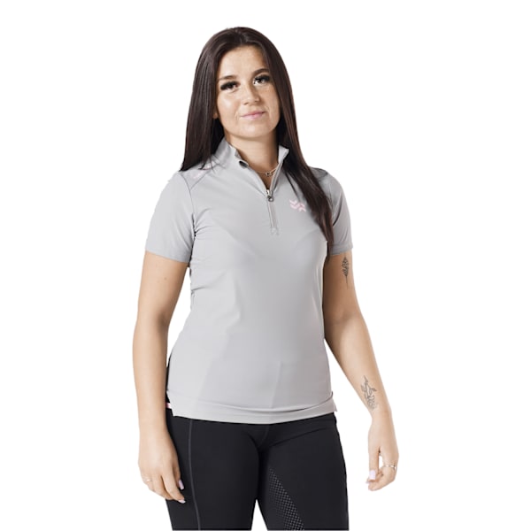 Firefoot Dam/Dam Beswick Kvarts Dragkedja T-Shirt L Grå/Rosa Grey/Pink L