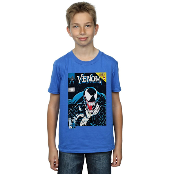 Marvel Boys Comics Venom Comic Cover T-Shirt 7-8 år Royal Blå Royal Blue 7-8 Years