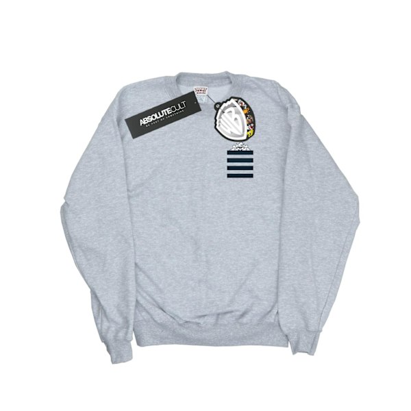 Looney Tunes Herr Taz Stripes Faux Pocket Sweatshirt XL Sports Sports Grey XL