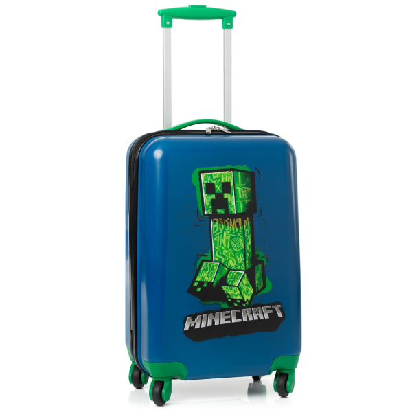 Minecraft 4-hjuls kabinväska One Size Marinblå/grön Navy Blue/Green One Size