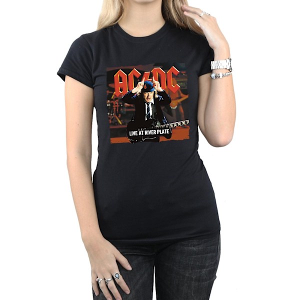 AC/DC Dam/Kvinnor Live At River Plate Columbia Records Bomull Black M