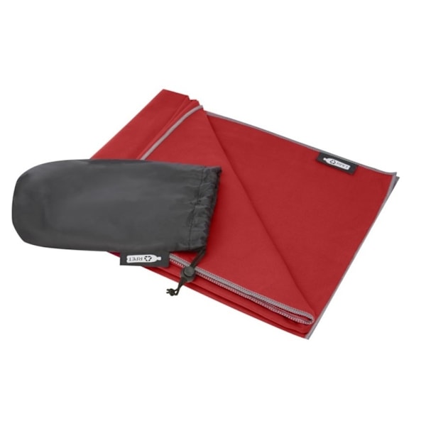 Bullet Pieter RPET Handduk One Size Röd Red One Size