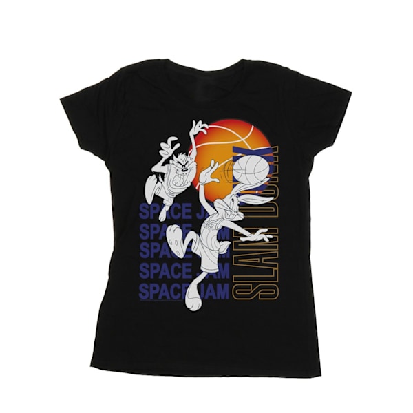 Space Jam: A New Legacy Dam/Kvinnor Slam Dunk Alt Bomull T-Sh Black XXL