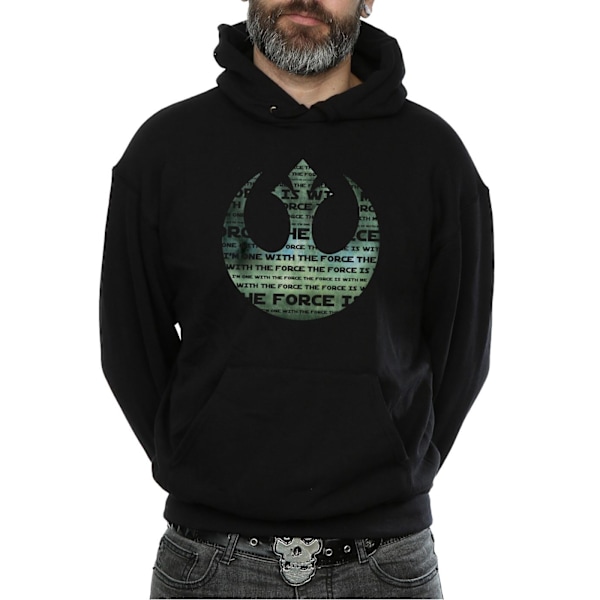 Star Wars Rogue One I´m One With The Force Alliance Emblem Black XL