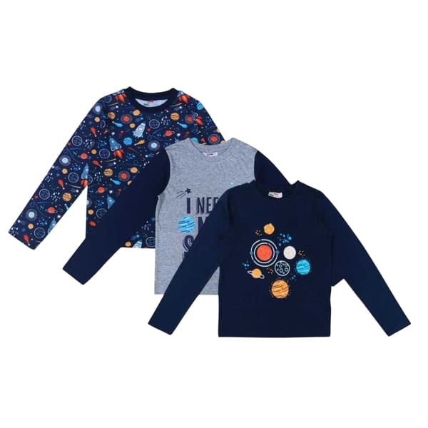 Star Boys Pyjamas Set (3-pack) 11-12 år Rymden Space 11-12 Years