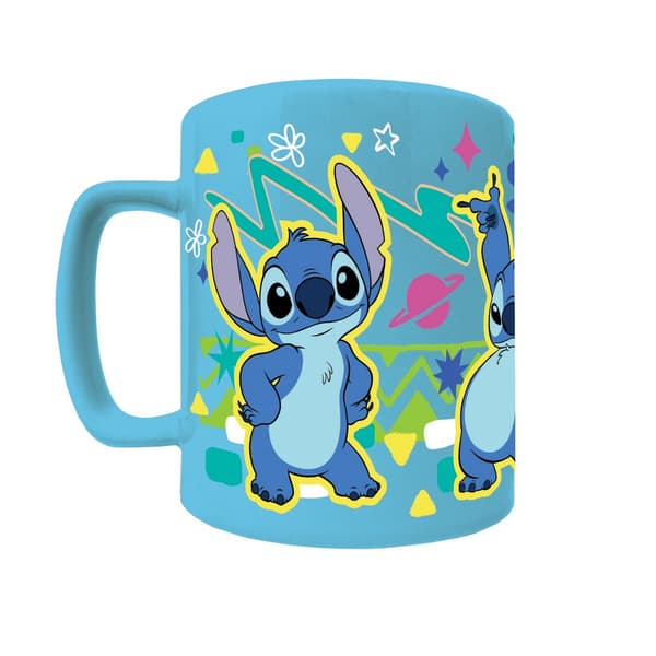 Lilo & Stitch Stitch Fuzzy Mugg En Storlek Blå Blue One Size